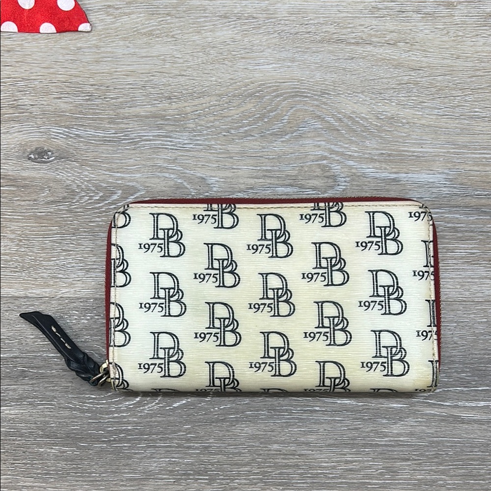 Dooney & Bourke Cream Monogram Wallet